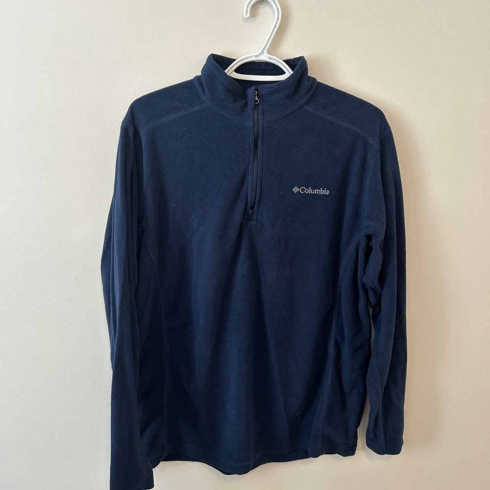 💜 2 for $30 / Columbia Dark Blue Half-Zip Fleece